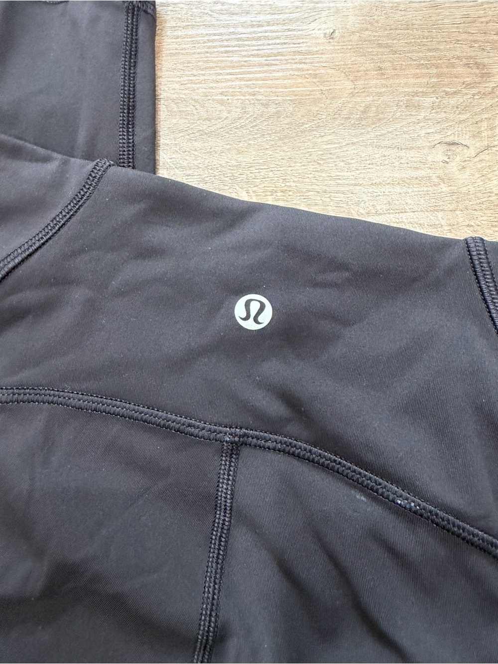 lululemon athletica Men's Black Athletic Shorts with Reflective Logo